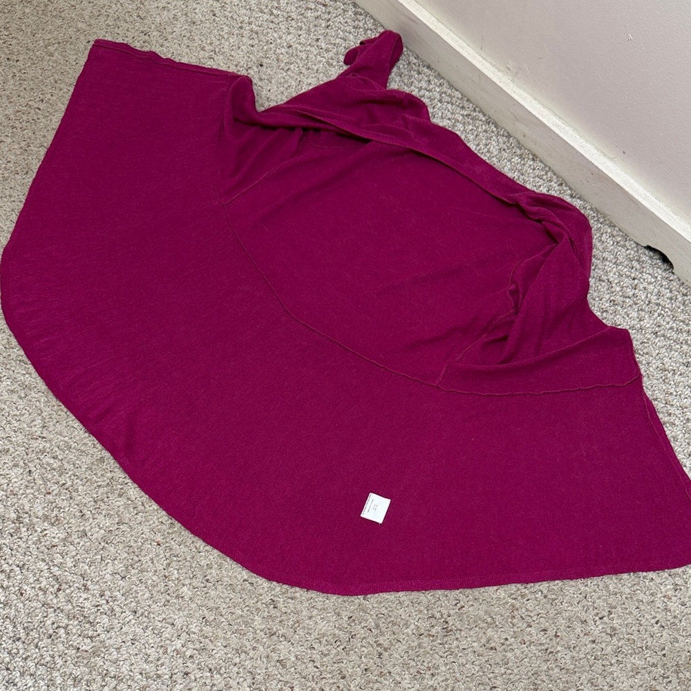 Eileen Fisher Raspberry Cardigan - Picture 8 of 11